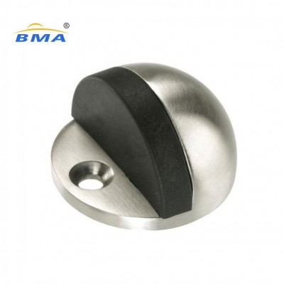 For glass shower gate doorstop rubber metal half moon types holder stainless steel stop door stopper